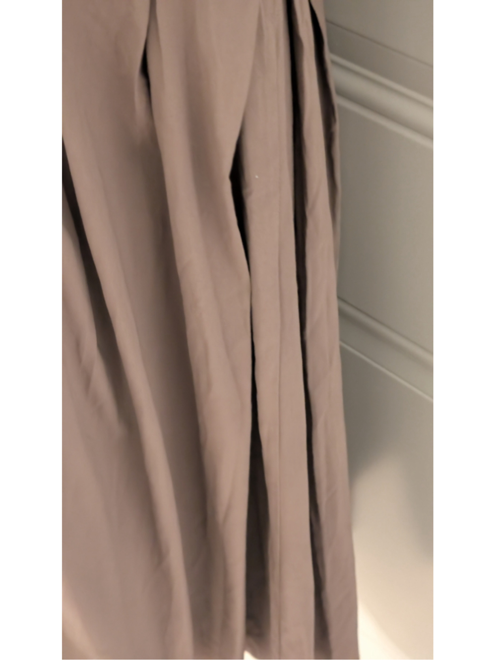 Nicole Miller Collection Silk Leather Strappy Back Maxi Evening Gown Size 6 - Picture 15 of 15